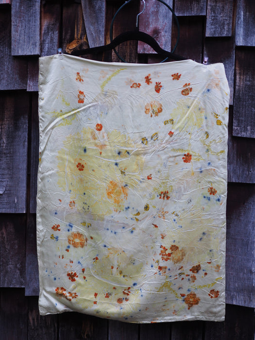 Ecoprinted Silk Pillow Cases