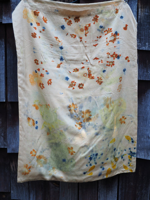 Ecoprinted Silk Pillow Cases