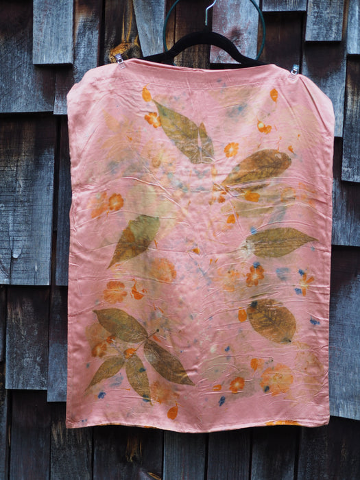 Ecoprinted Silk Pillow Cases