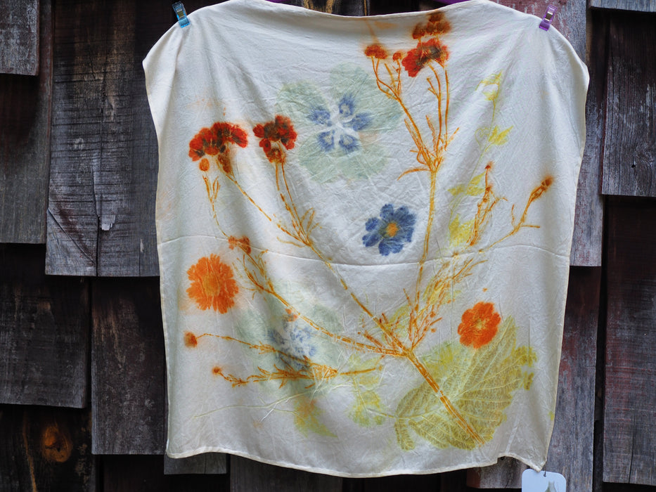 Ecoprinted Silks - Medium