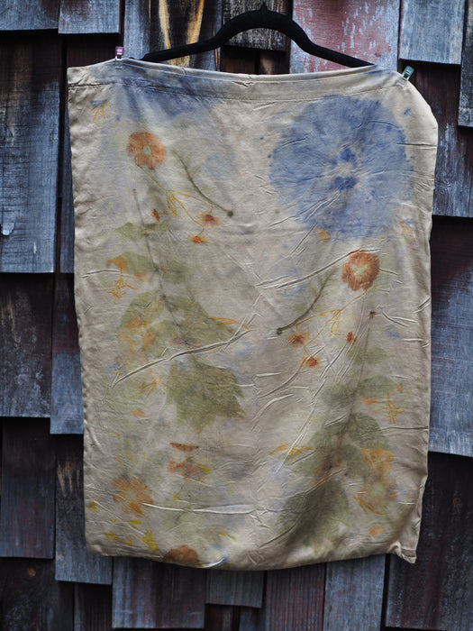 Ecoprinted Silk Pillow Cases