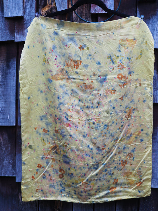 Ecoprinted Silk Pillow Cases