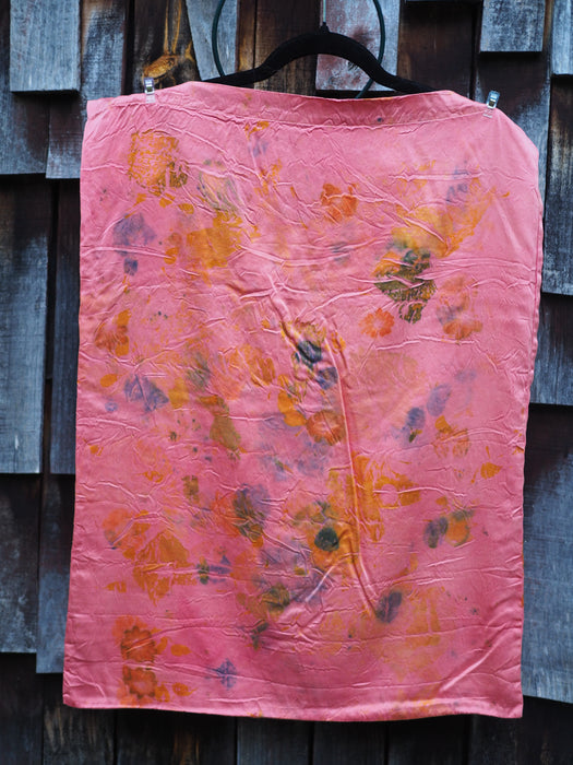 Ecoprinted Silk Pillow Cases