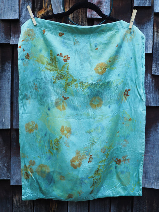 Ecoprinted Silk Pillow Cases