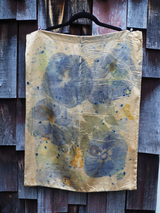 Ecoprinted Silk Pillow Cases