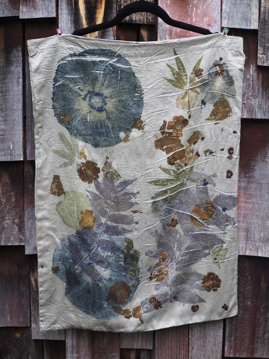 Ecoprinted Silk Pillow Cases