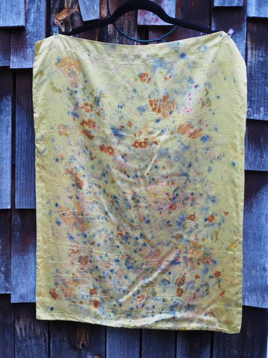 Ecoprinted Silk Pillow Cases