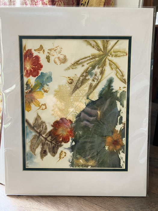 Matted ecoprint paper