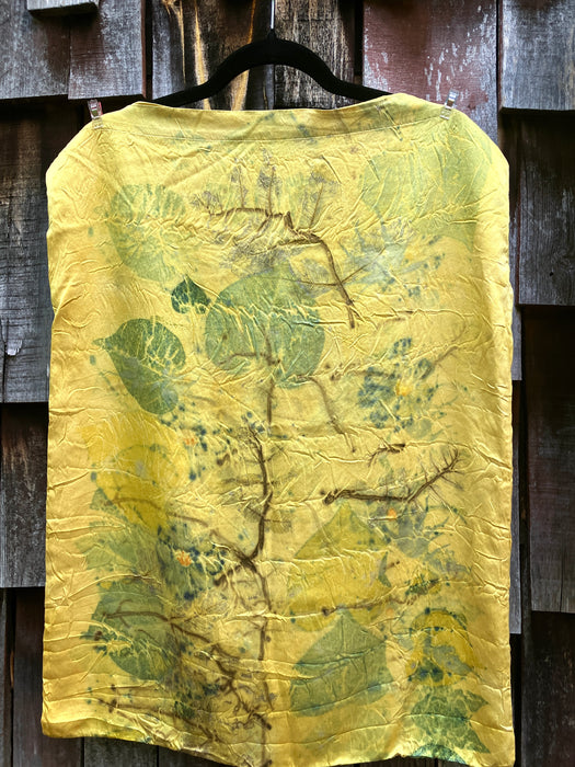 Ecoprinted Silk Pillow Cases