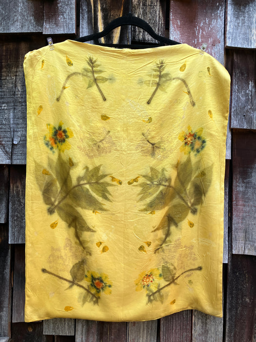 Ecoprinted Silk Pillow Cases