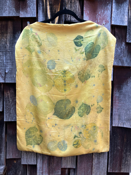 Ecoprinted Silk Pillow Cases