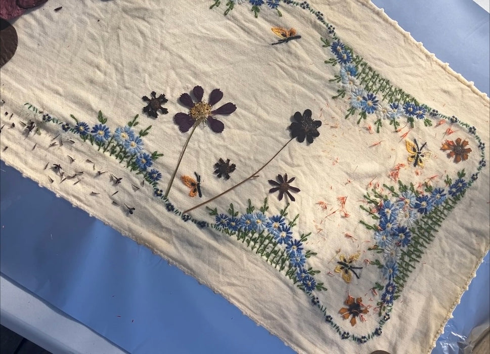 Ecoprinting Altar Cloths & Vintage Linens, August 3