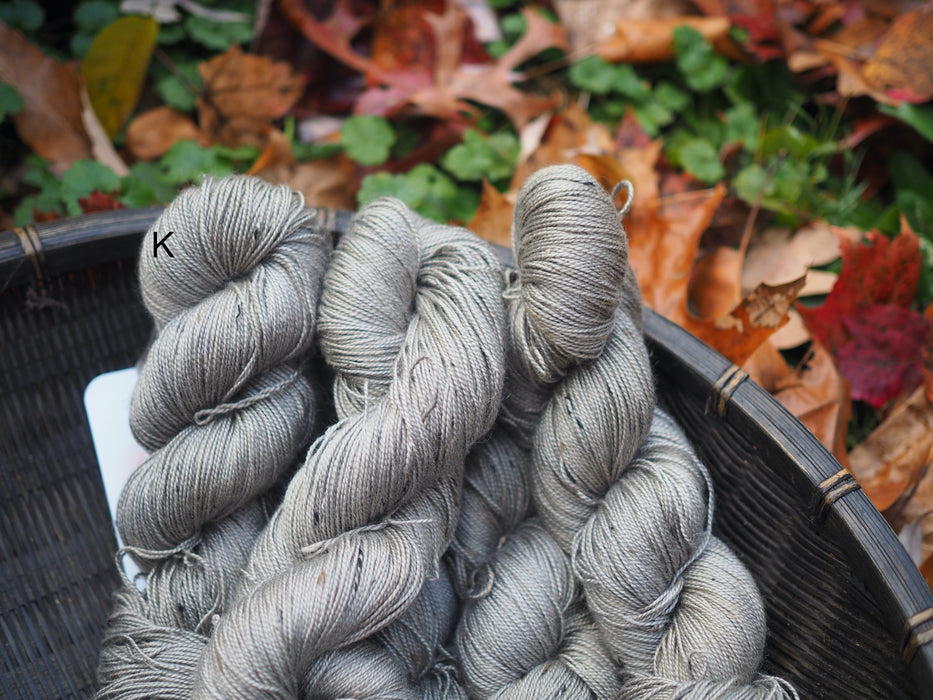 Silk, Mohair, Merino, & Viscose Yarn, Fingering wt.