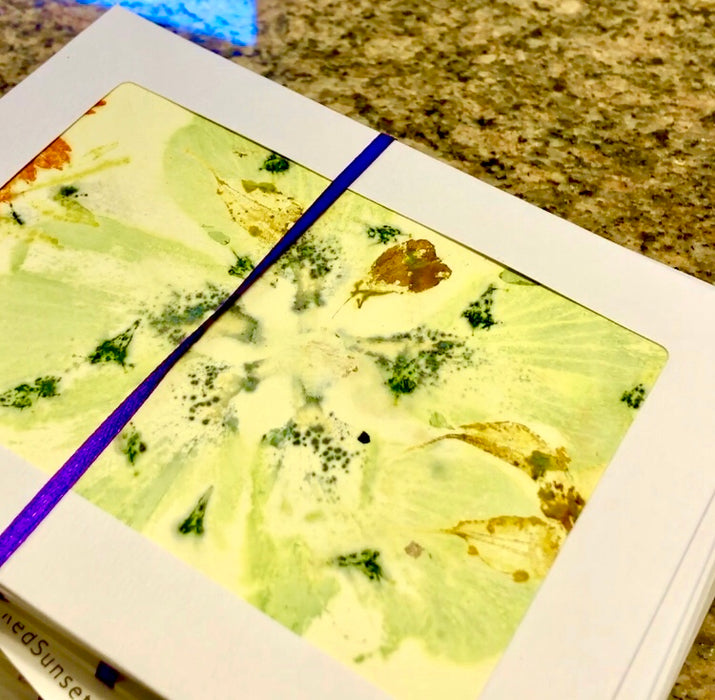 Ecoprinted Note Cards
