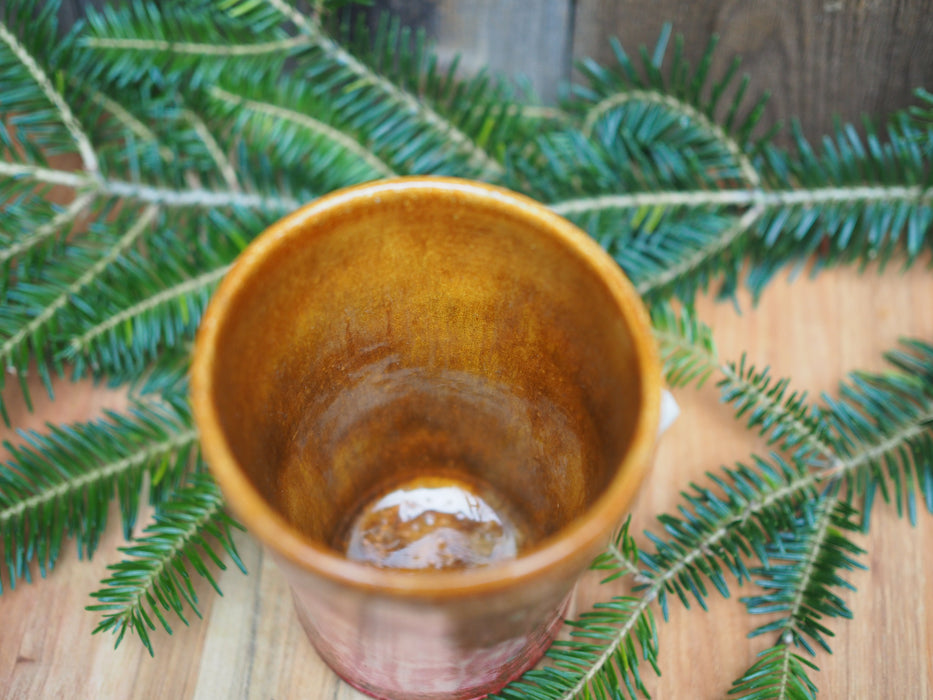 Ecoprinted Madder Cup