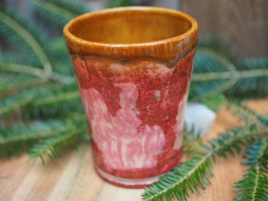 Ecoprinted Madder Cup