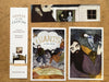 two bookmarks and 2 postcards show different images from the children's book Giants in the Clouds